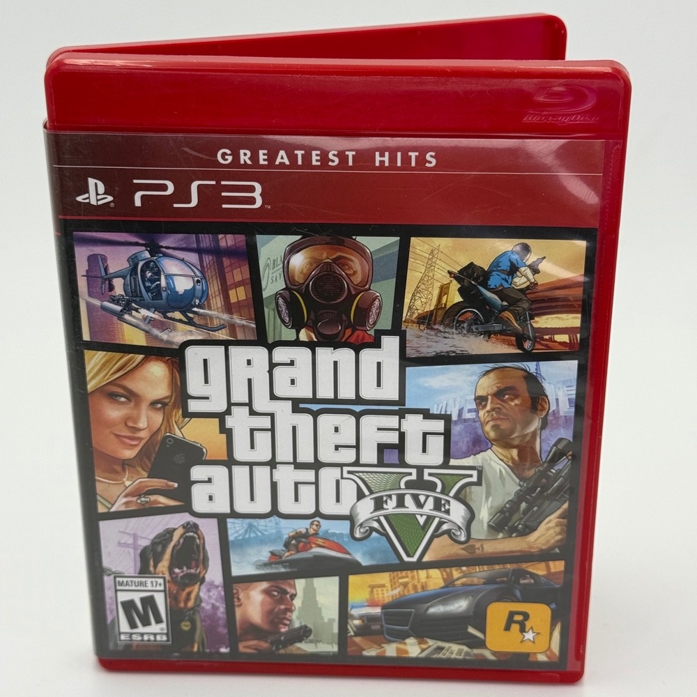Grand Theft Auto V Sony PlayStation 3 PS3 Game Greatest Hits GTA 5 Rockstar